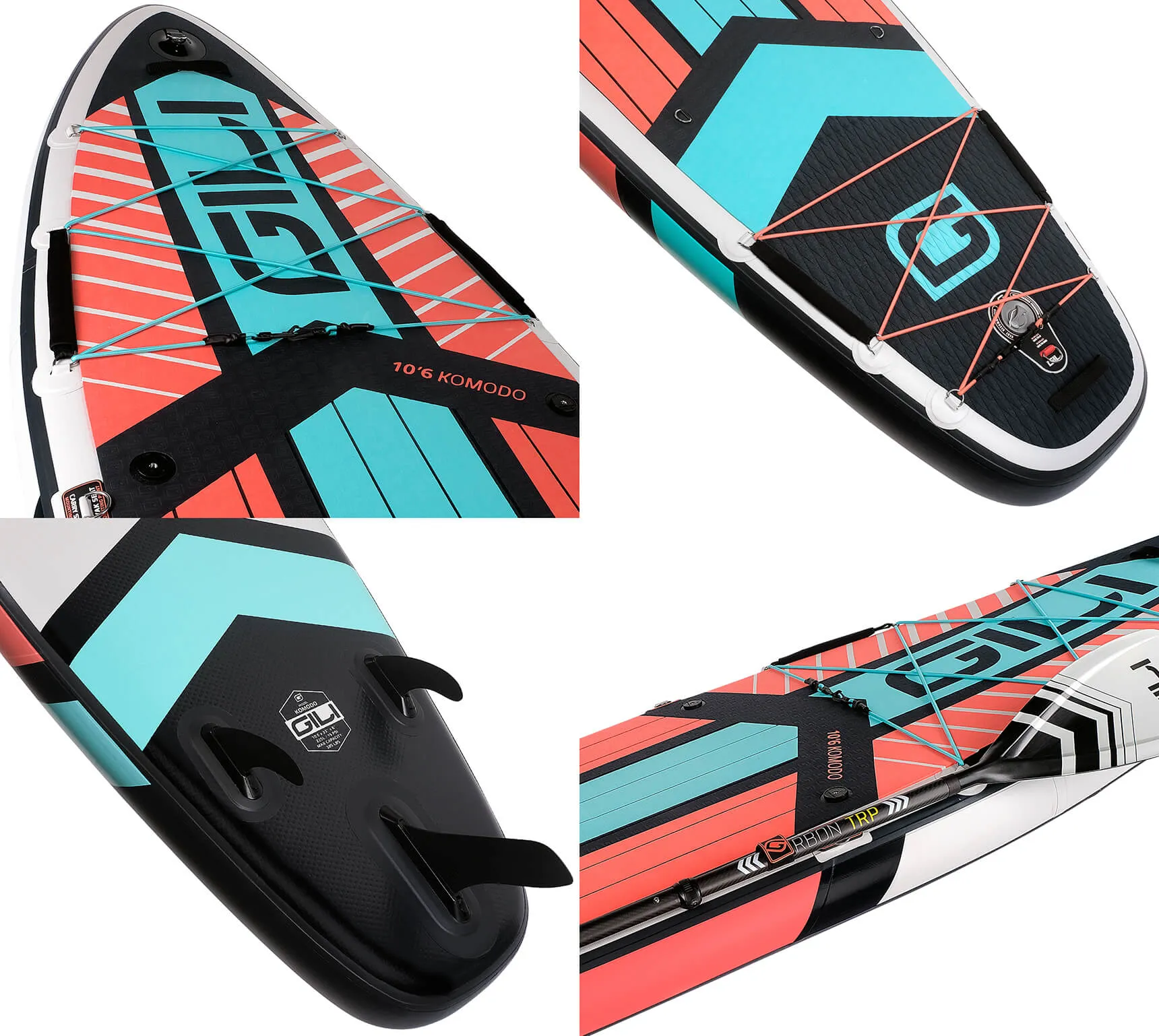 10'6 KOMODO Inflatable Stand Up Paddle Board