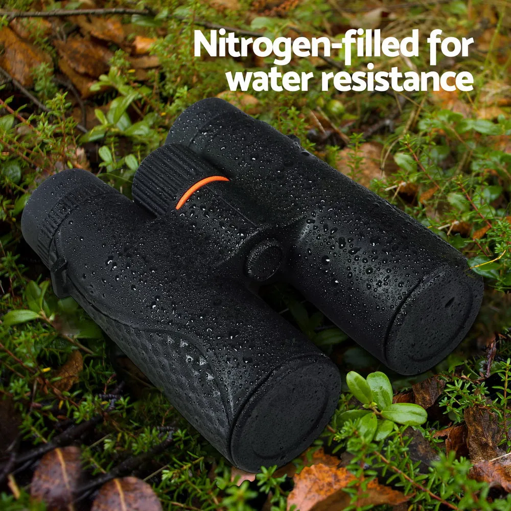 12X50 HD Waterproof Binoculars Nitrogen-Filled w/ BAK4 Prism