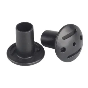 2 PCS Anti-puncture Plug Cap Alpenstock Support Bar Protective Case Anti-burst Tent Pole Plastic Helmet