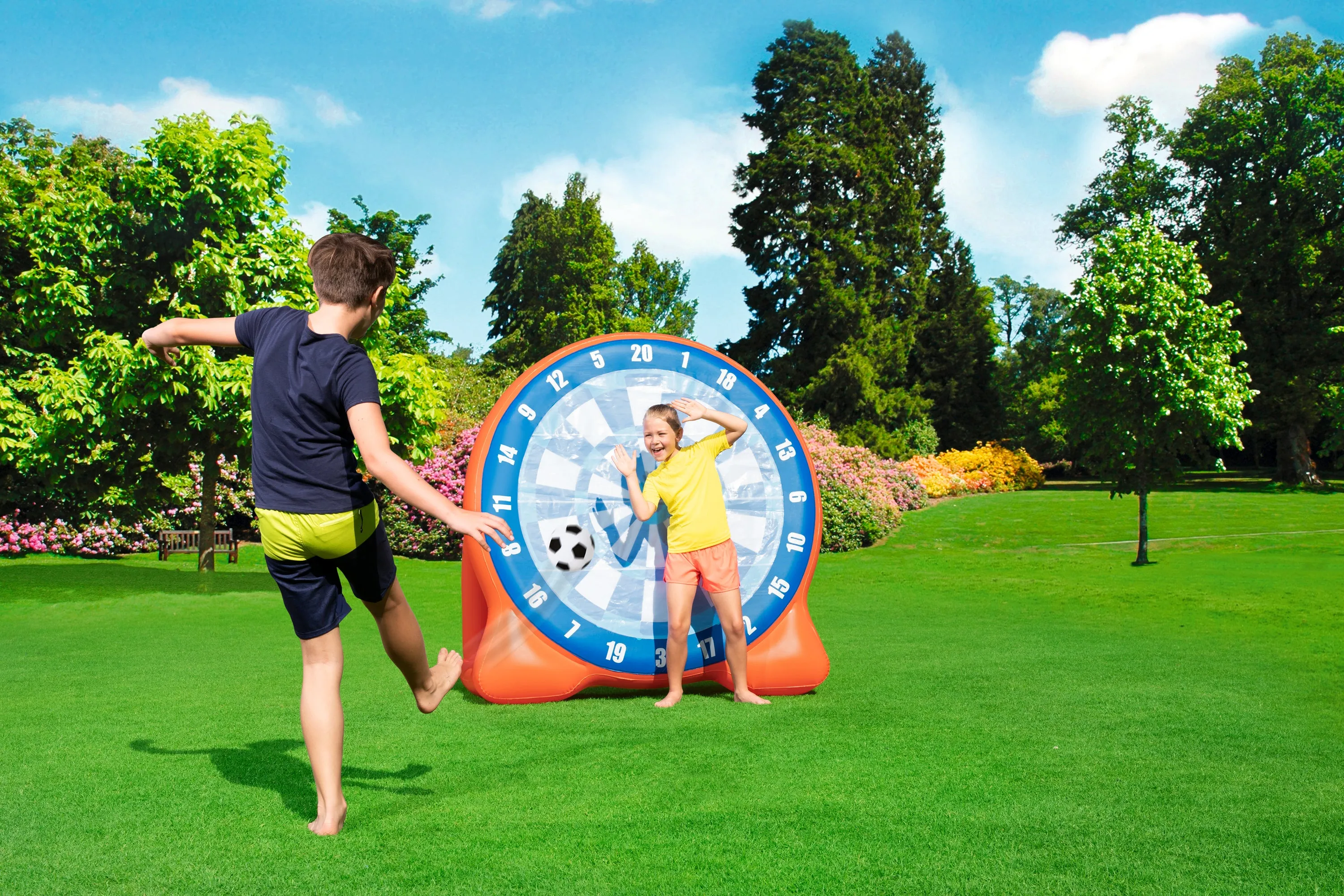 52307 Bestway® 62" x 42" x 62 Air Blast Soccer Yard Game