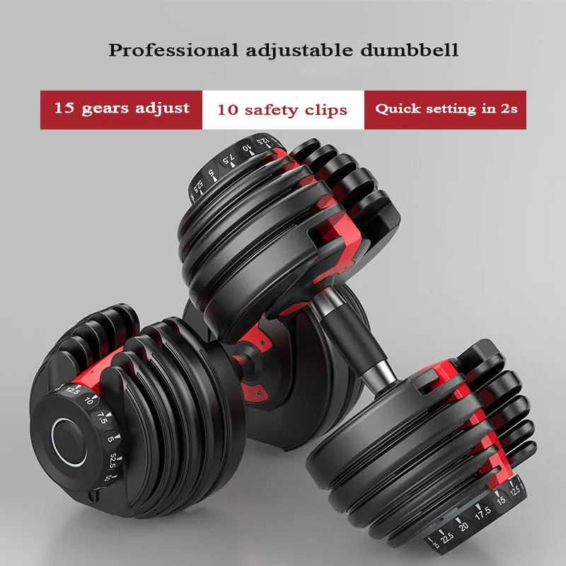 Adjustable Weight Workouts Dumbbells