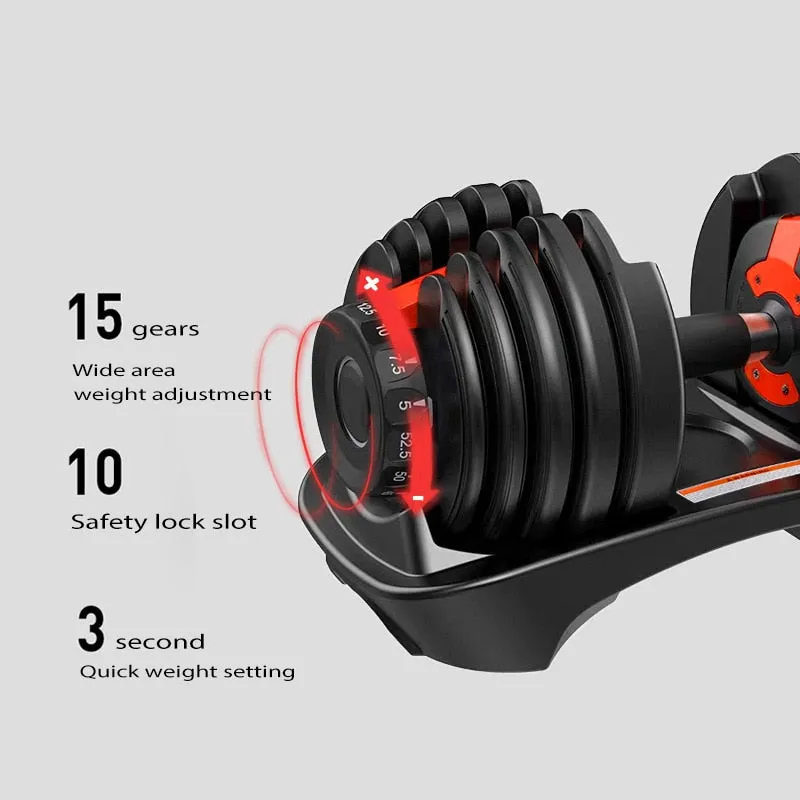 Adjustable Weight Workouts Dumbbells