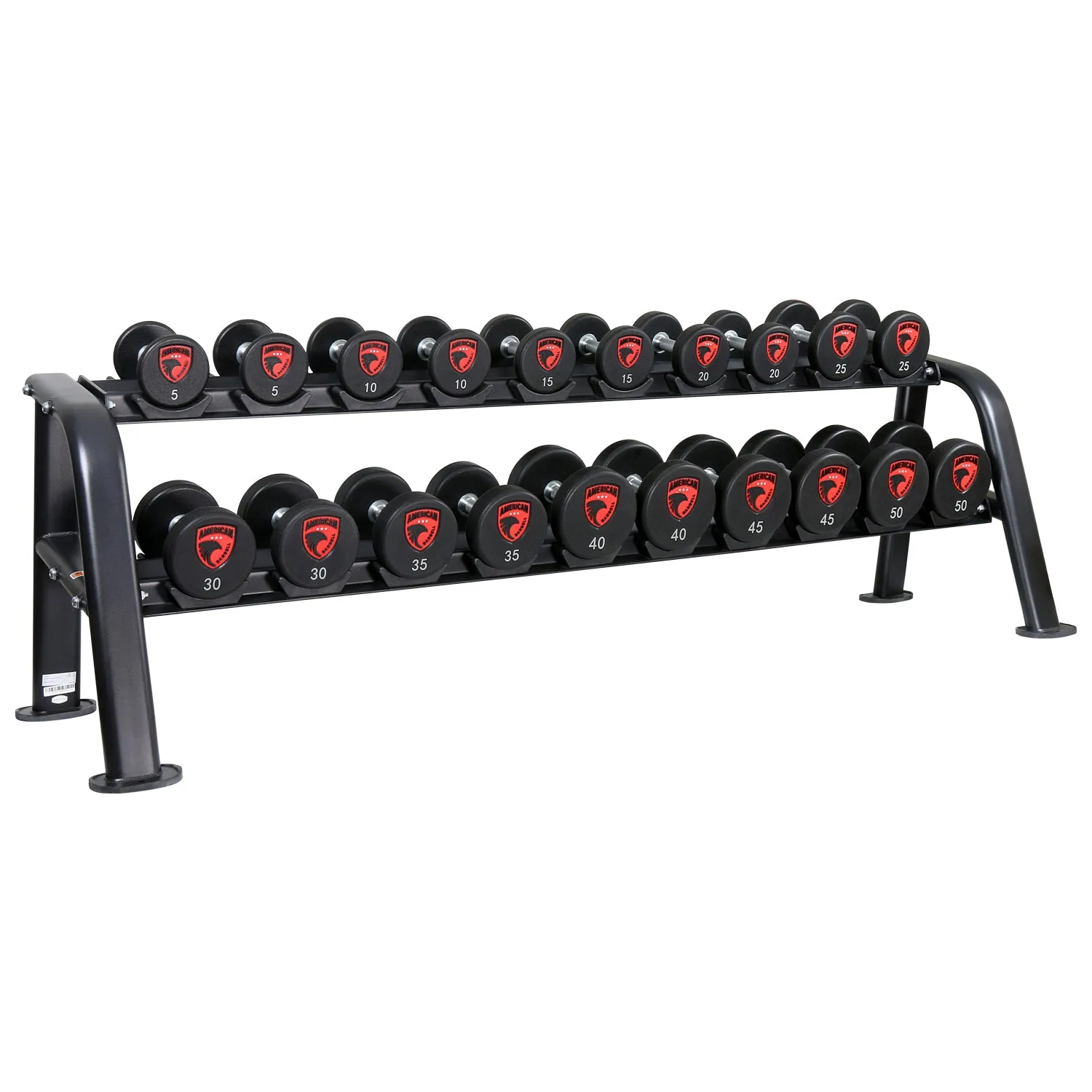 American Barbell 10 Pair Dumbbell Rack