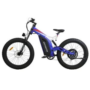 Aostirmotor S17 All-Terrain 1500W 48V Front Suspension Fork Mountain Electric Bike