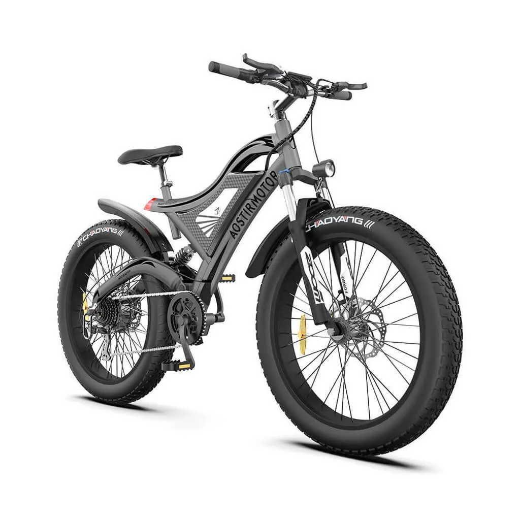 Aostirmotor S18 All Terrain 750W 48V Full Suspension Mountain Electric Bike