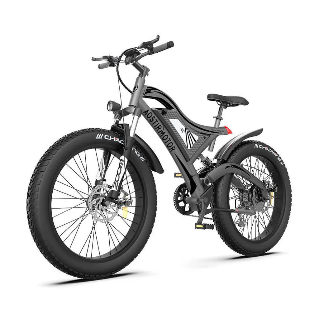 Aostirmotor S18 All Terrain 750W 48V Full Suspension Mountain Electric Bike