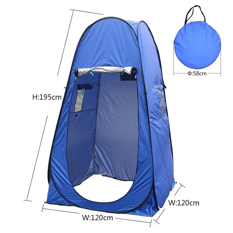 Aotu AT6516 Clothes Changing Bathing Tent with Window, Size: 195x150x150cm(Blue)