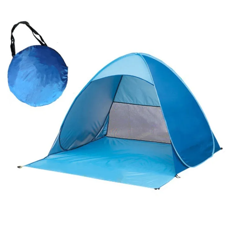 Automatic Instant Pop Up Tent Potable Beach Tent，Size:  200x165x130cm(Blue)