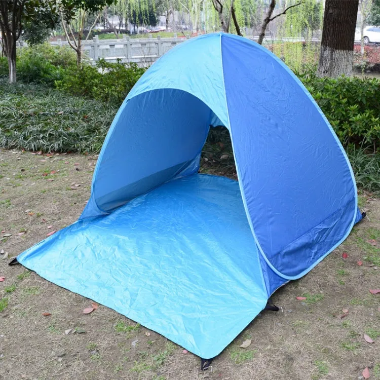 Automatic Instant Pop Up Tent Potable Beach Tent，Size:  200x165x130cm(Blue)