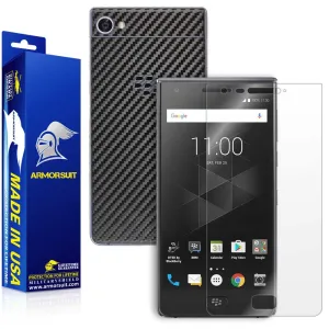 Blackberry Motion Screen Protector   Black Carbon Fiber Skin