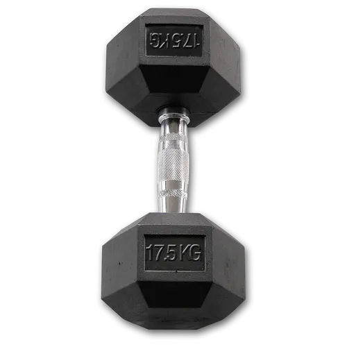 Body-Solid Rubber Coated Hex Dumbbell PACKAGE (235 Kg)