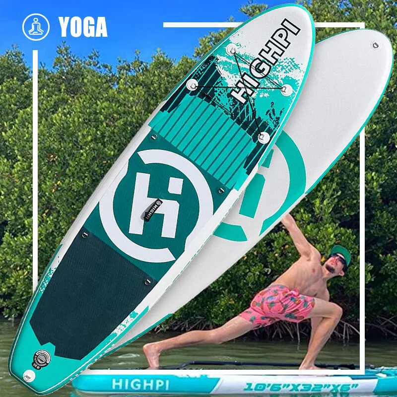 California Breeze 10'6'' Inflatable Stand Up Paddle Board Package