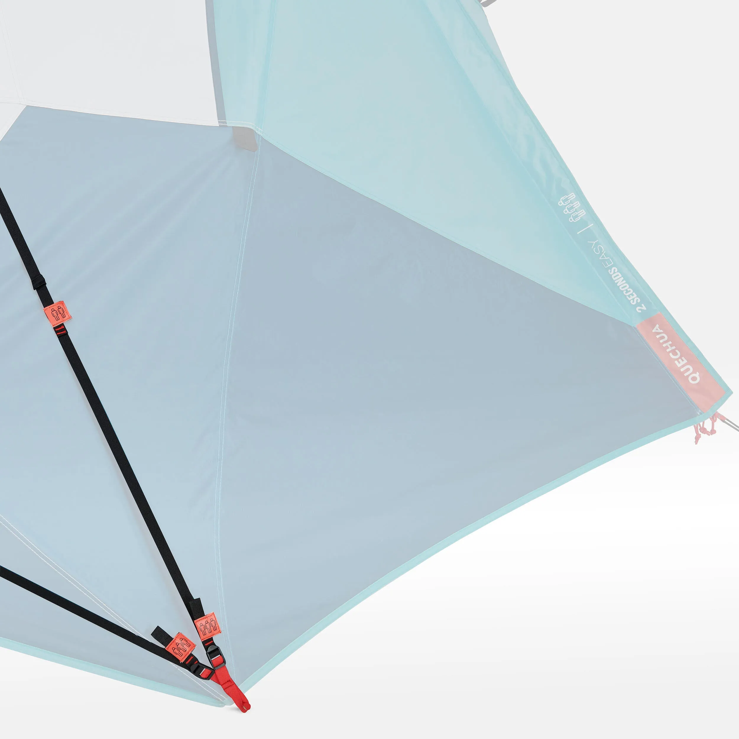 Canopy tent Quechua 2 Seconds Easy Fresh, white/blue