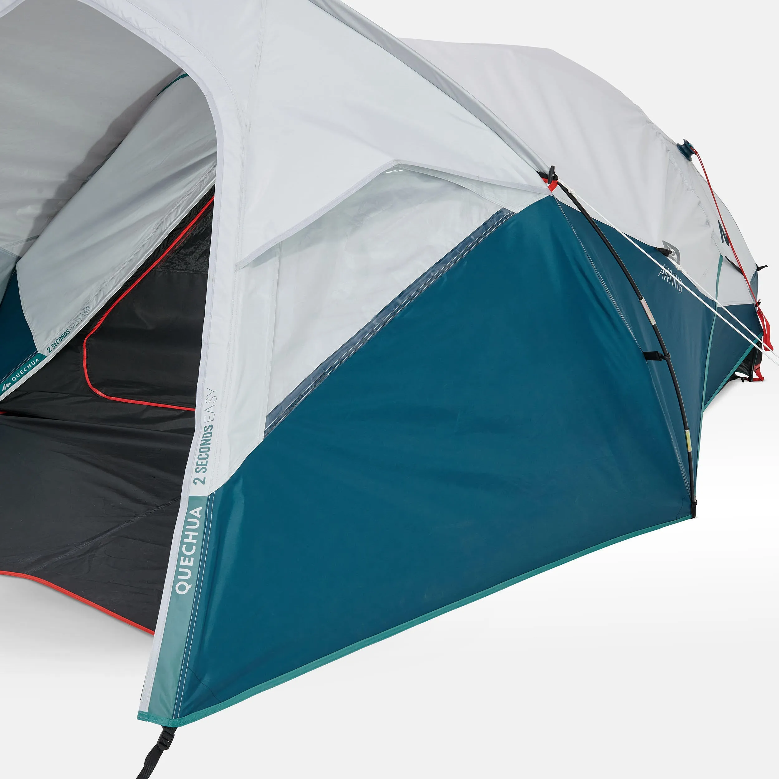 Canopy tent Quechua 2 Seconds Easy Fresh, white/blue