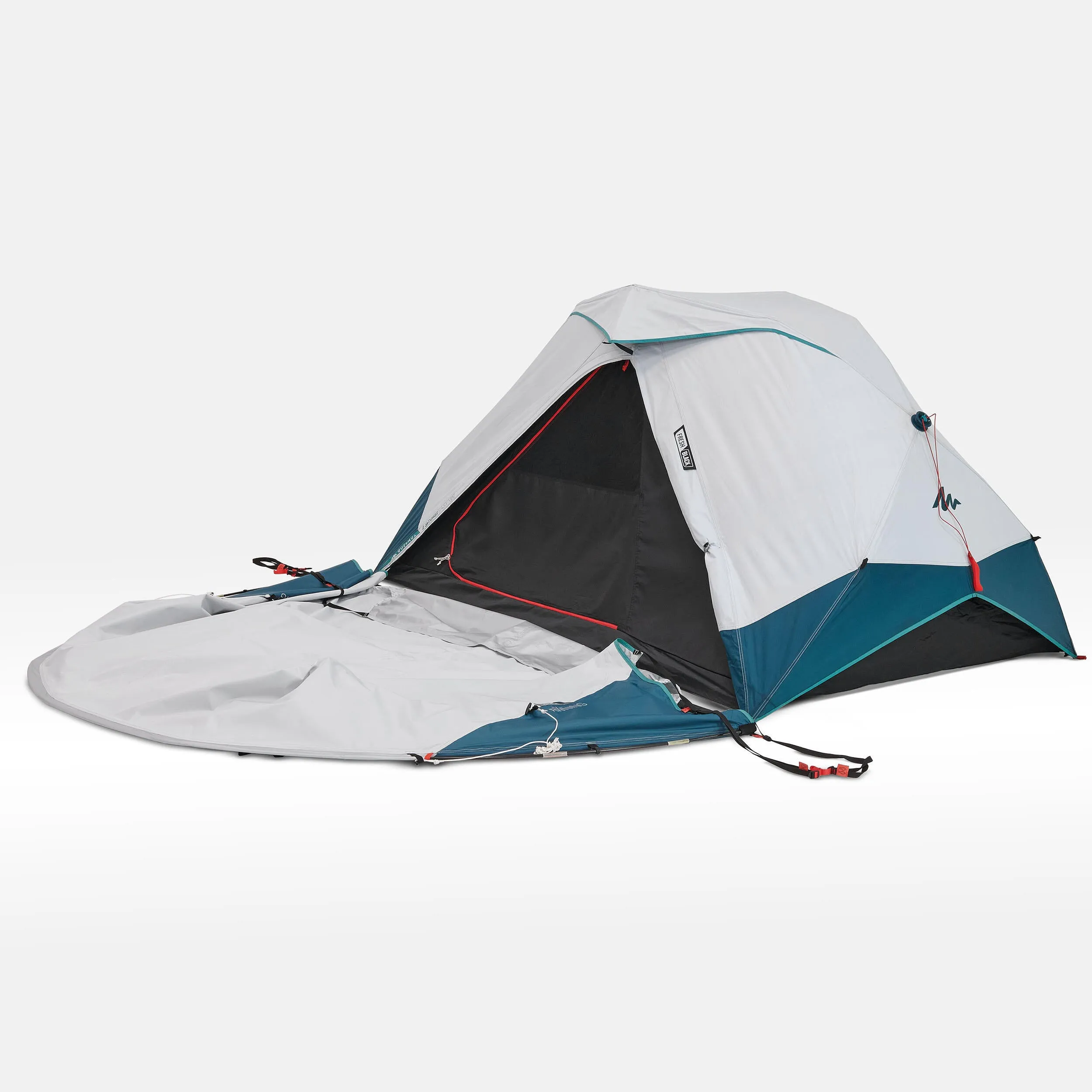 Canopy tent Quechua 2 Seconds Easy Fresh, white/blue