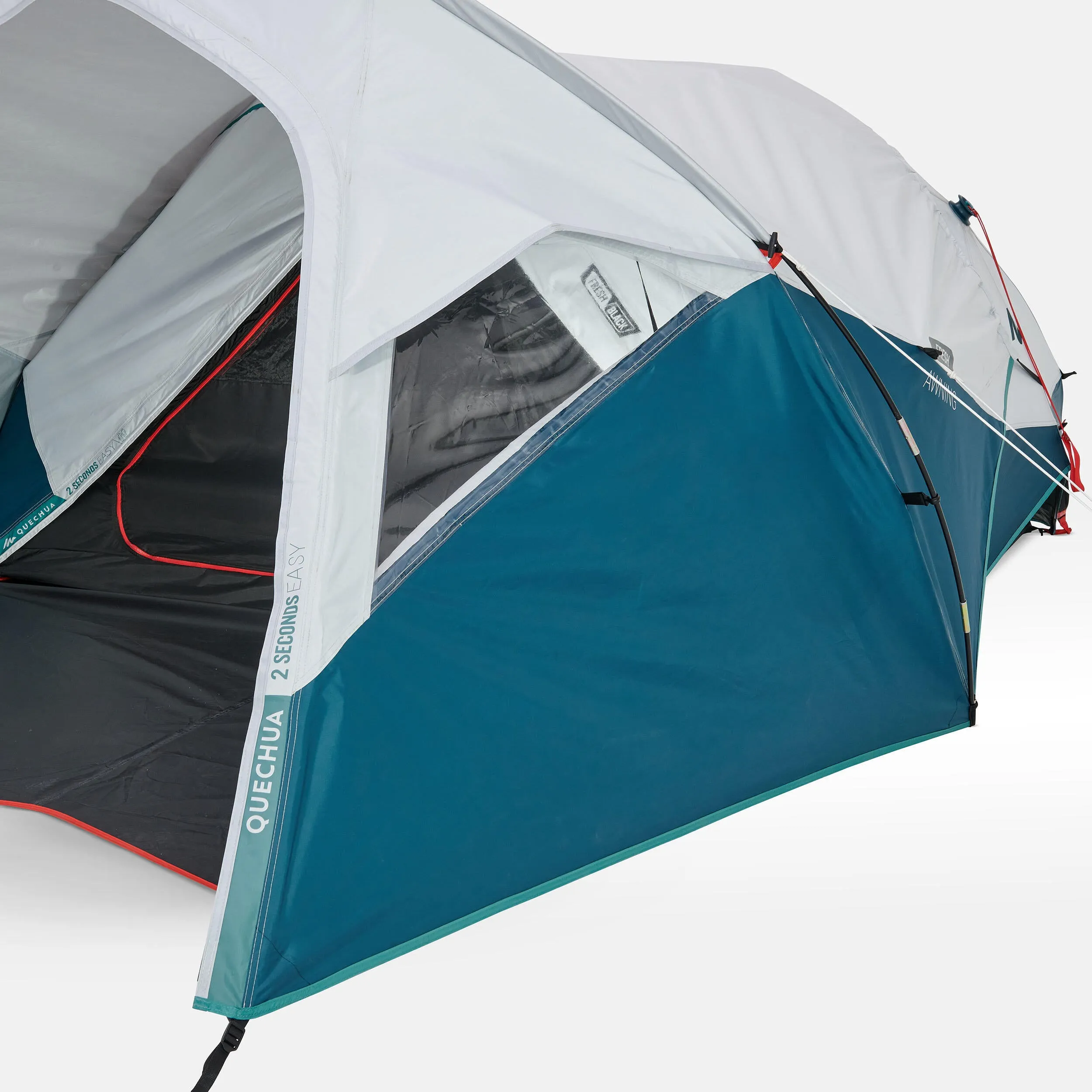 Canopy tent Quechua 2 Seconds Easy Fresh, white/blue