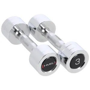 Chrome Dumbbells 2X3 Kg Hms Chd03