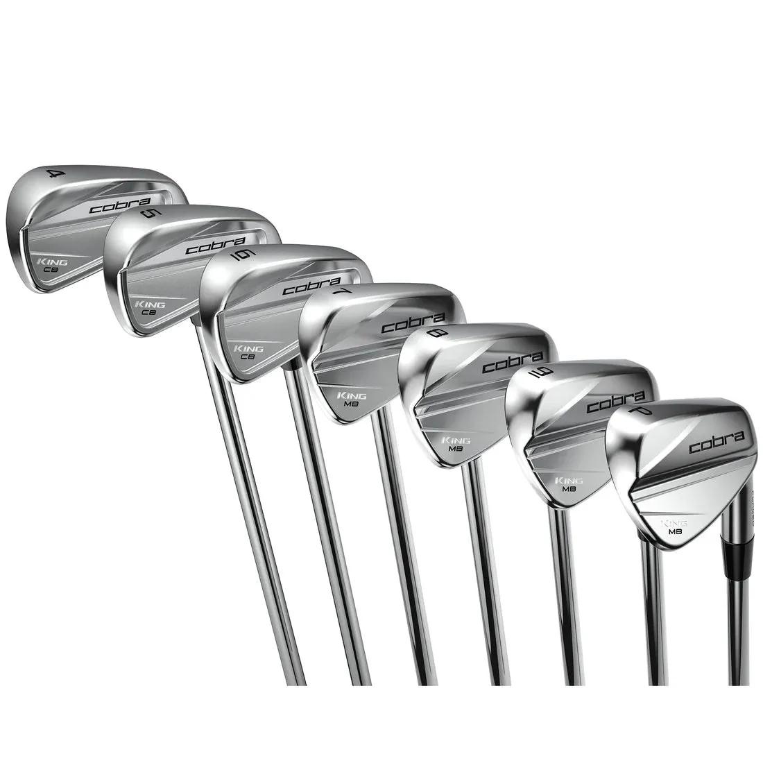 Cobra 2023 King CB/MB Iron Set 4-PW Steel Stiff Flex