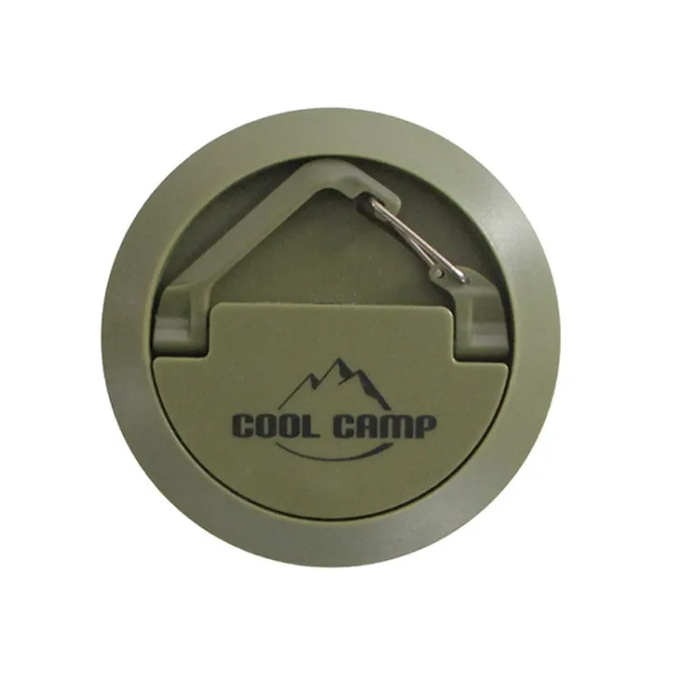 COOL CAMP CF-A208 Outdoor Open Camp Magnetic Hook Tent Skywalf Capital Camping Fixed Car Camp Light Hanging(Army Green)