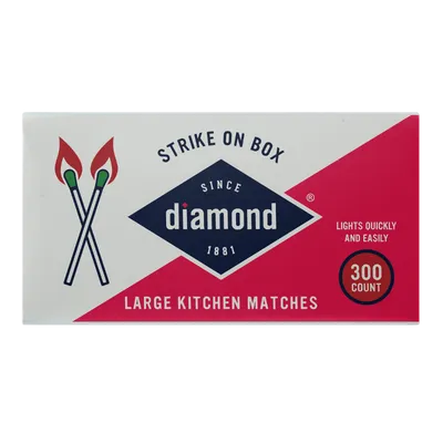 Diamond® Strike On Box Matches 300 Ct