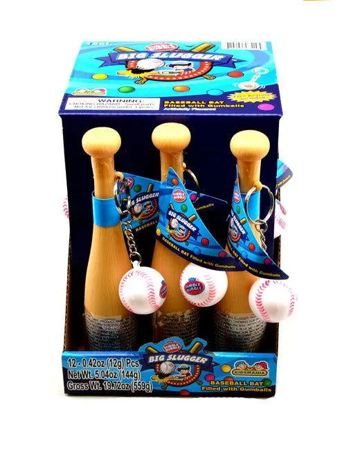 Dubble Bubble Big Slugger Baseball Bat Filled with Gumballs