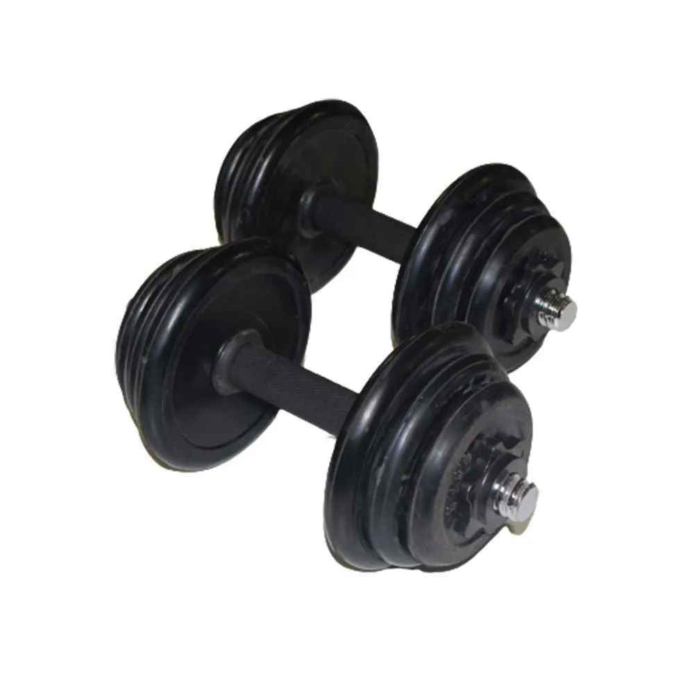 Dumbbells Adjustable Rubber 10kg