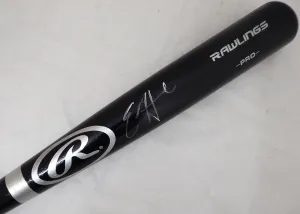 Ed Howard Autographed Rawlings Bat Chicago Cubs (Light Signature) Beckett BAS #R45862