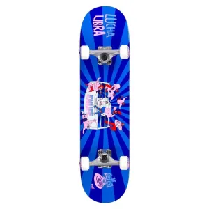 Enuff Lucha Libre Factory Complete Skateboard Blue Blue 7.75"