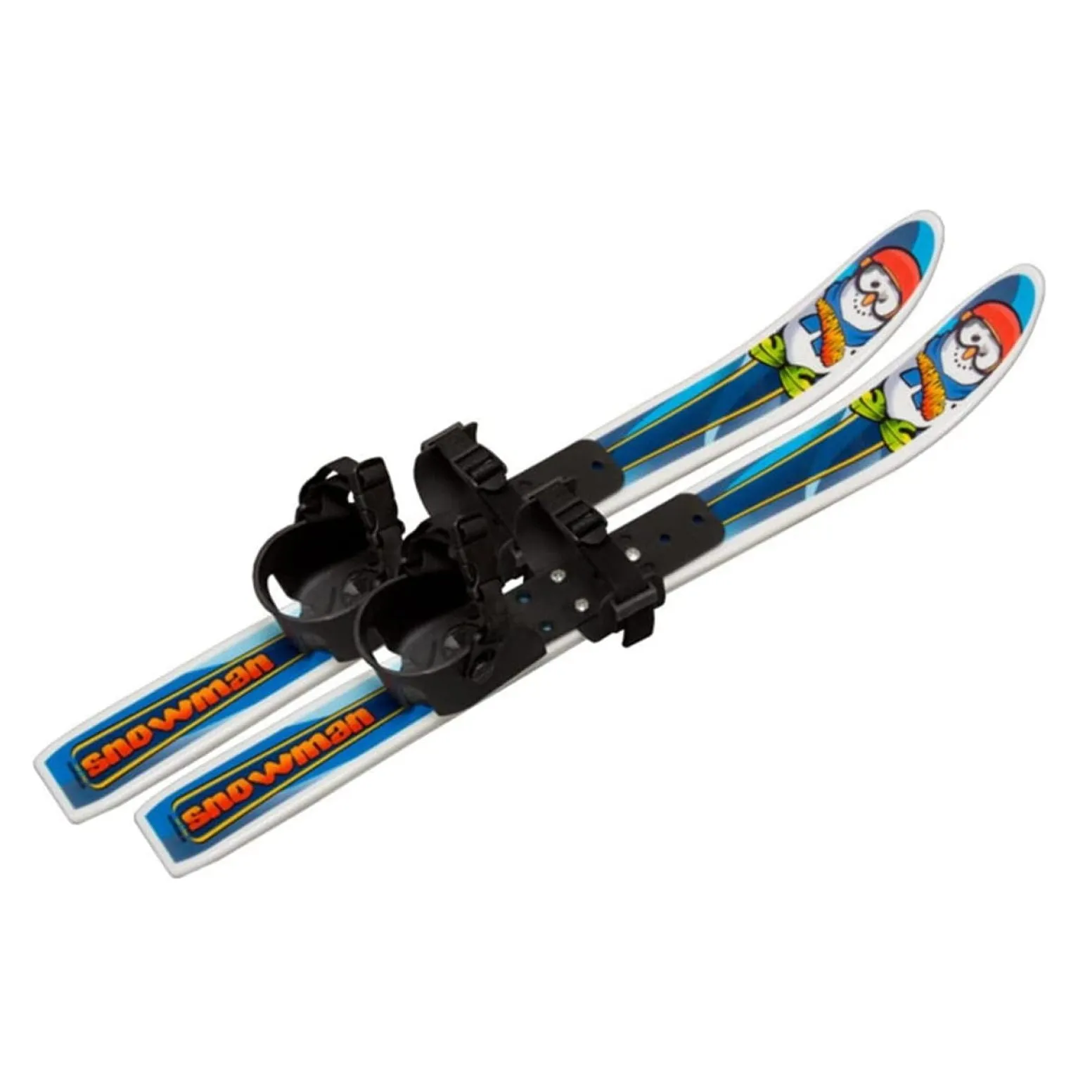 essential Snowman 70cm Cross Country Backyard Ski Set, Ages 2-4, No Poles