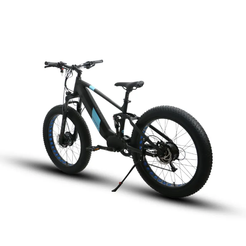 EUNORAU DEFENDER-S AWD Dual Suspension Electric Bike, 48V/15Ah, 1500W