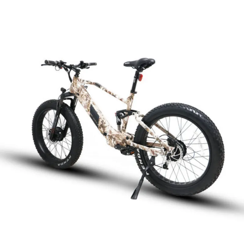 EUNORAU DEFENDER-S AWD Dual Suspension Electric Bike, 48V/15Ah, 1500W