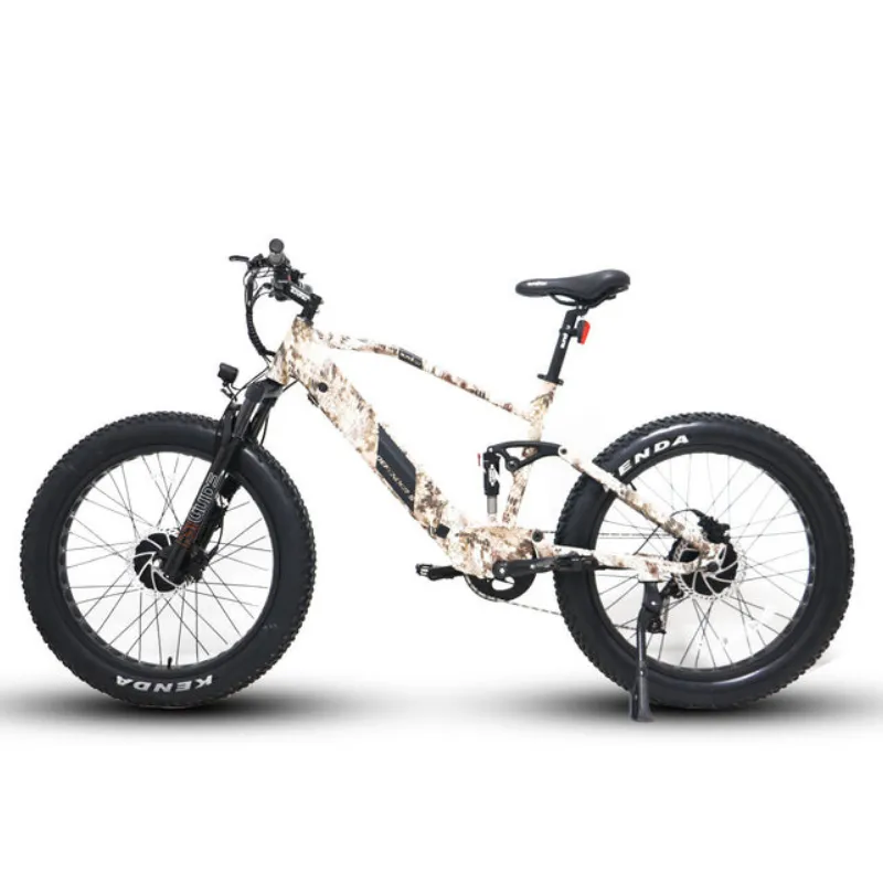 EUNORAU DEFENDER-S AWD Dual Suspension Electric Bike, 48V/15Ah, 1500W