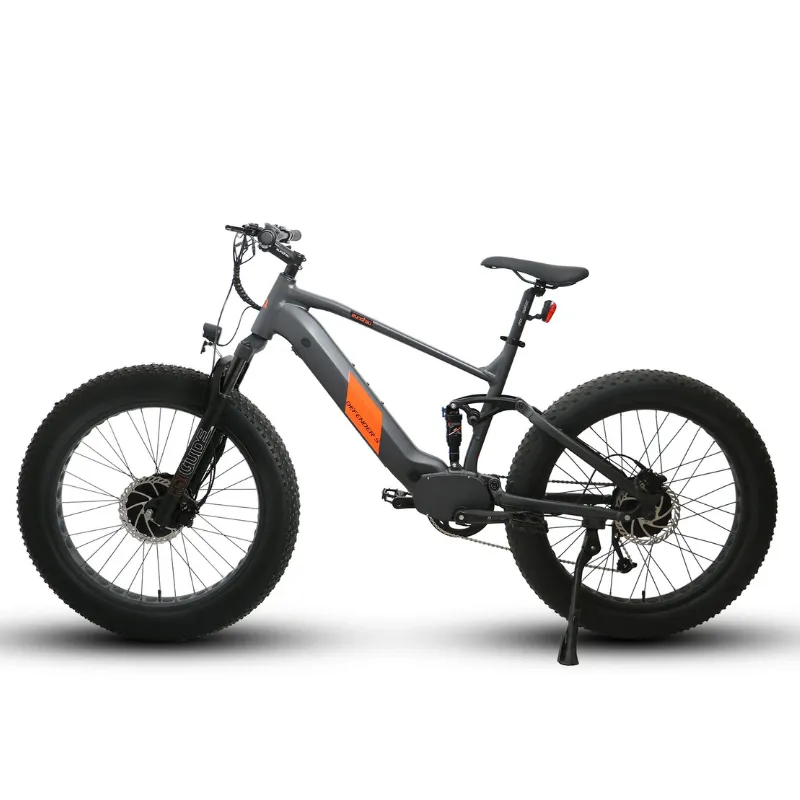 EUNORAU DEFENDER-S AWD Dual Suspension Electric Bike, 48V/15Ah, 1500W