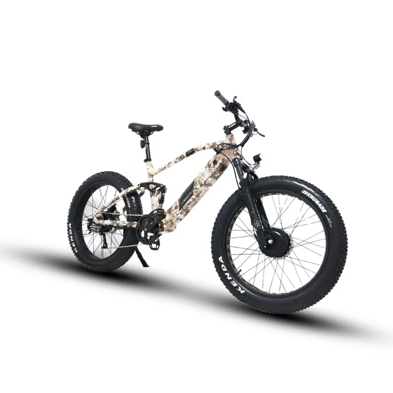 EUNORAU DEFENDER-S AWD Dual Suspension Electric Bike, 48V/15Ah, 1500W