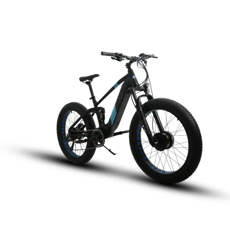 EUNORAU DEFENDER-S AWD Dual Suspension Electric Bike, 48V/15Ah, 1500W