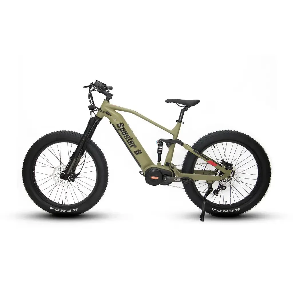 Eunorau Specter S 48V 1000W Full Suspension Dual Battery Electric Hunting Mountain Bike