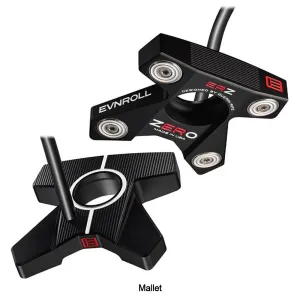 Evnroll ER ZERO Black Gravity Balanced Mallet Putter 2022