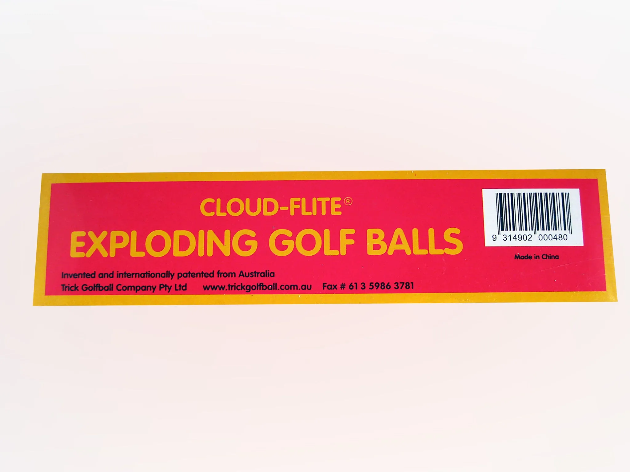 Exploding Golf Balls - 4 Pack