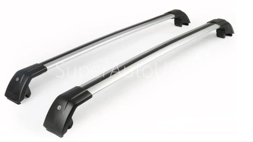 Fit 2010-2021 BMW X1 Black and sliver Baggage Luggage Cross Bar Crossbar