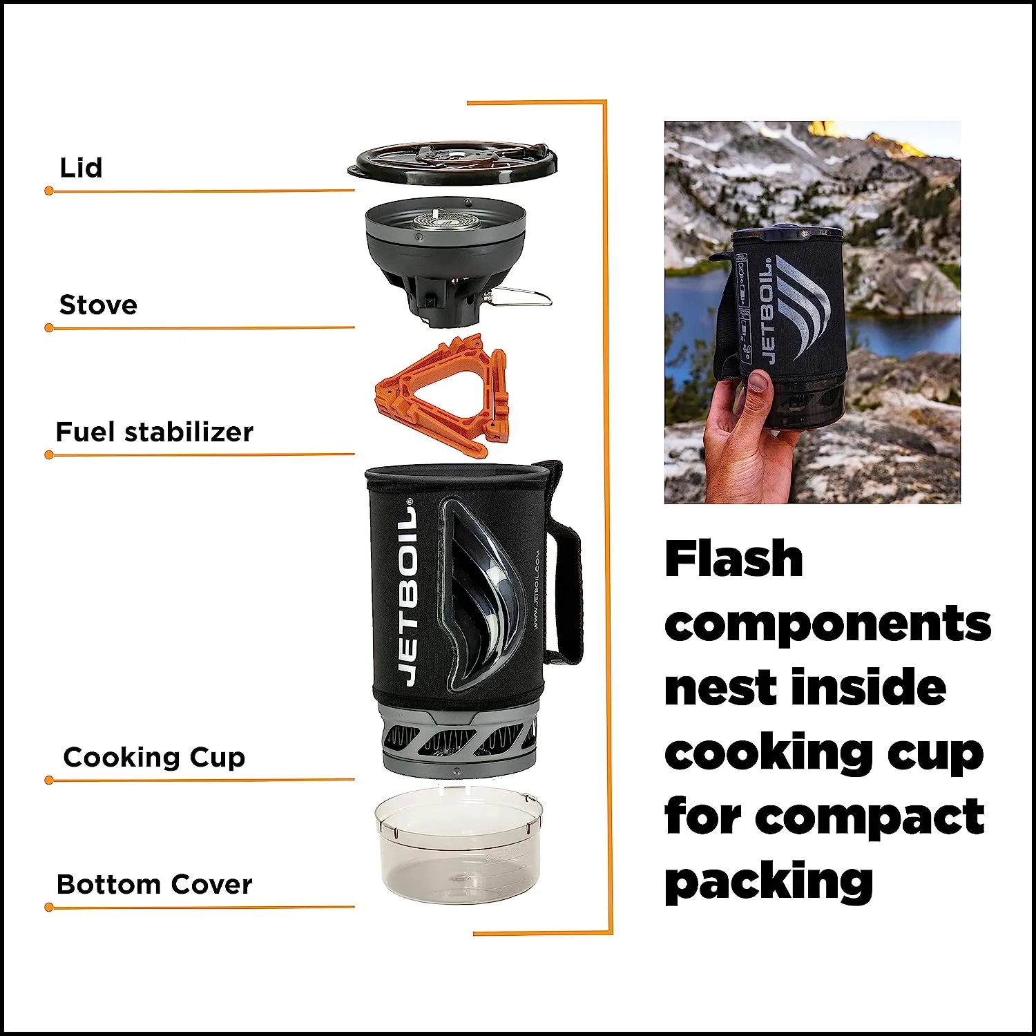 FLASH BACKPACKING STOVE