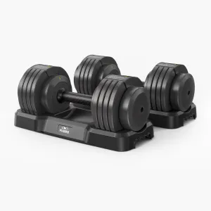 FLYBIRD 55Lbs Adjustable Dumbbell Pair