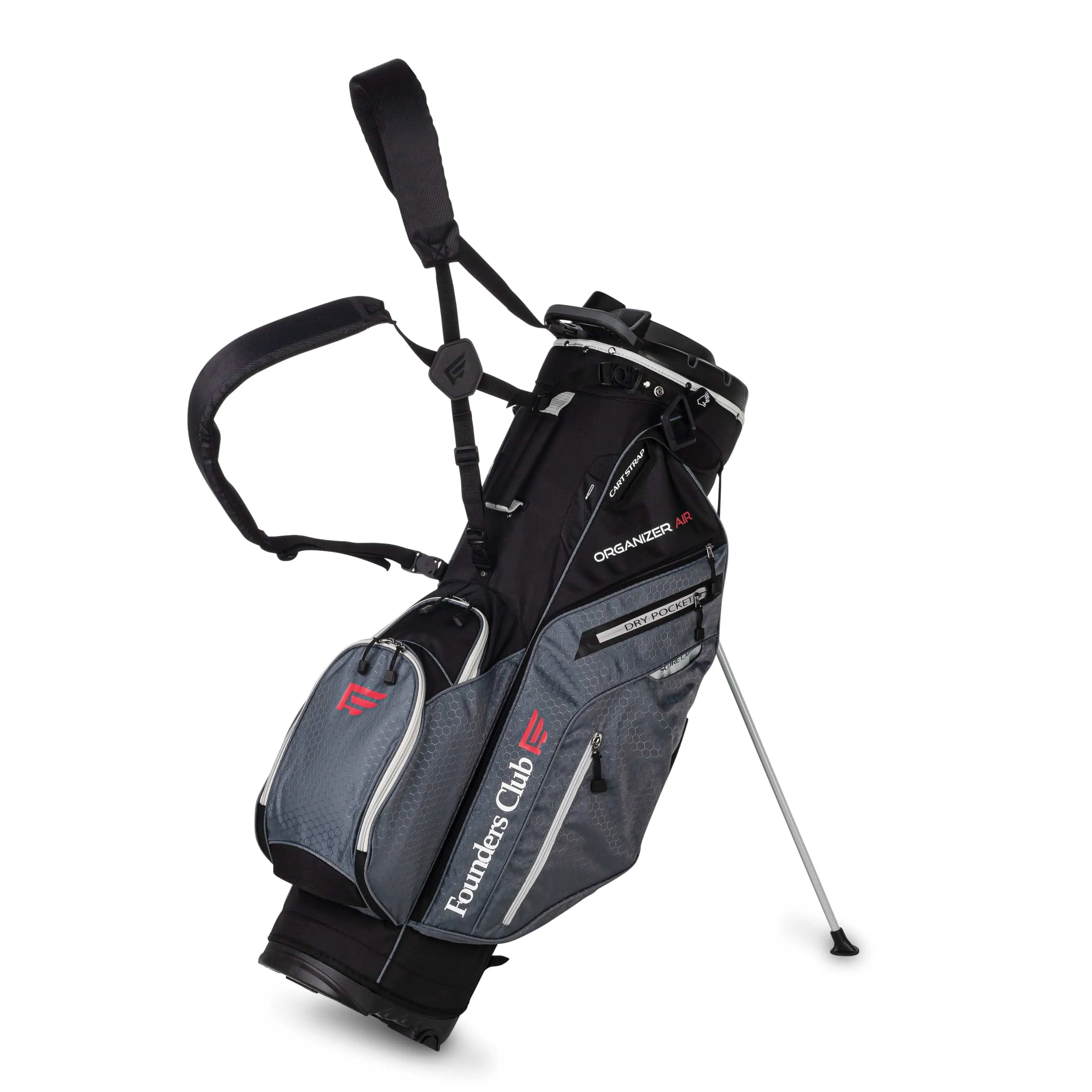 Founders Club Organizer Men's Golf Stand Bag with 14 Way Organizer Divider Top with Full Length Dividers