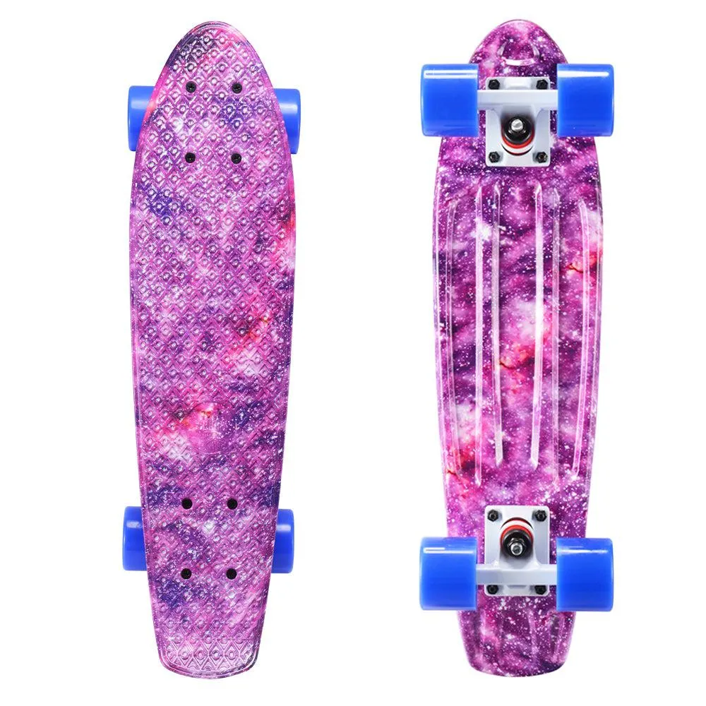 Fun Galaxy 22 Inch Mini Cruiser Skateboard for Kids