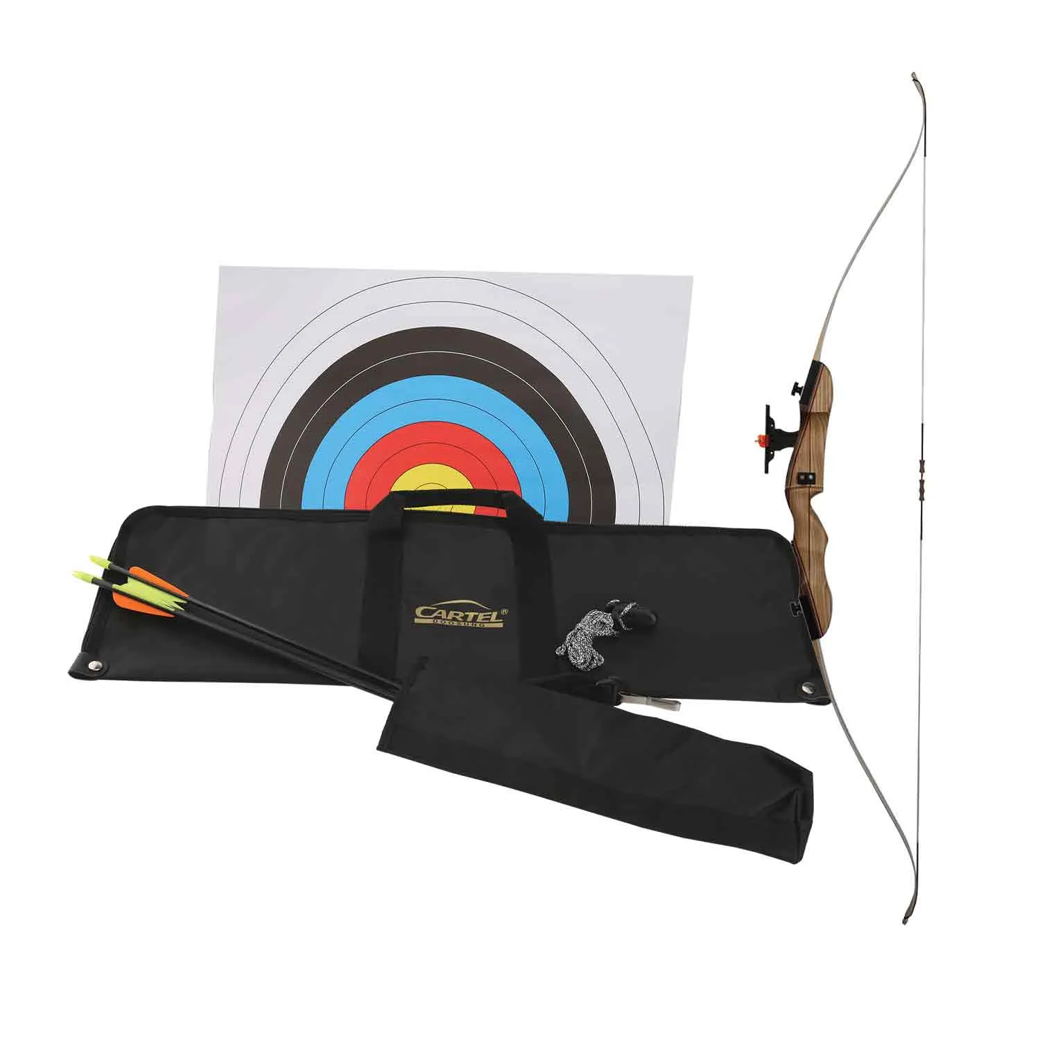 Galaxy Bullseye 66" Take-Down Recurve Bow Package