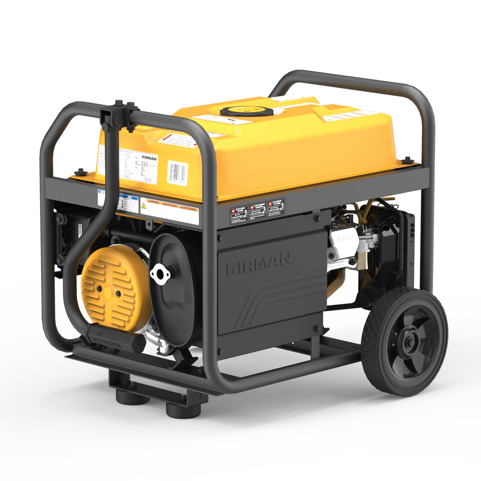 Gas Portable Generator 4550W Recoil Start 120/240V