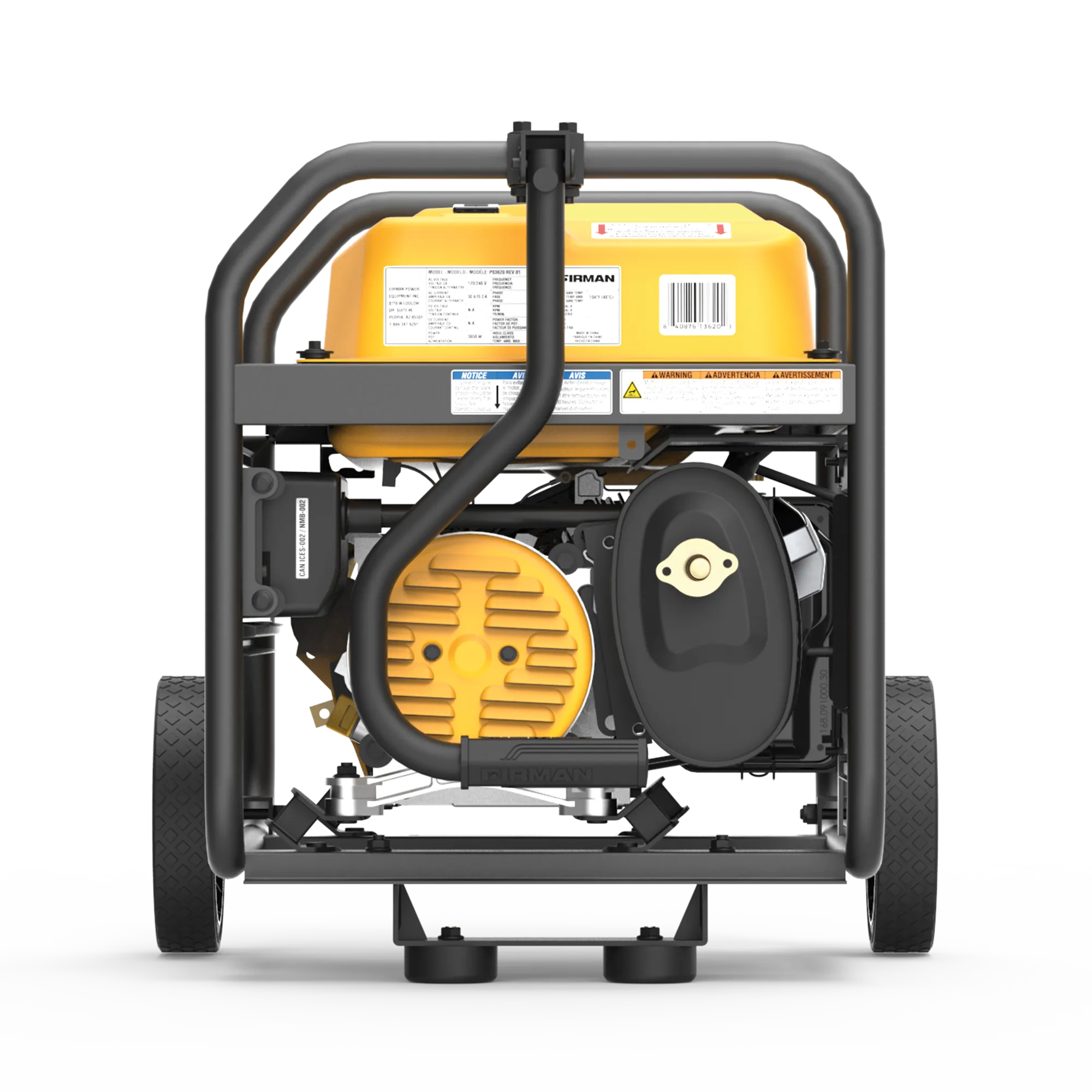 Gas Portable Generator 4550W Recoil Start 120/240V