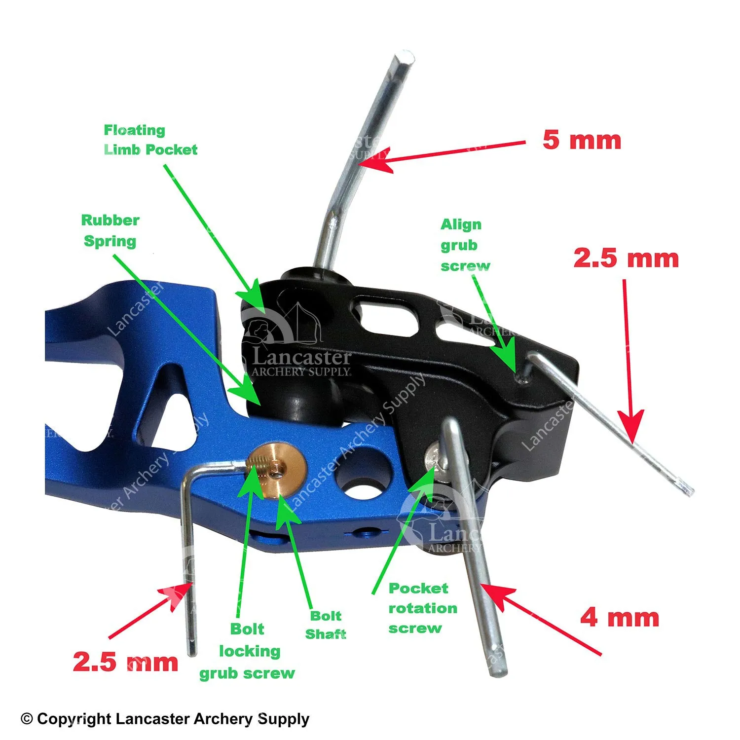 Gillo GT 25" ILF Recurve Riser