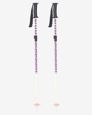 Girls Sprout Ski Poles - Off White