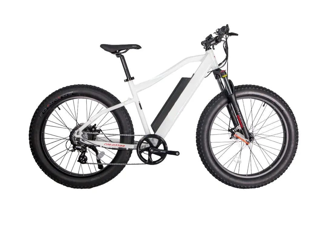 GlareWheel EB-PR Fat Tire 26" Aluminum Frame Suspension Fork Electric Mountain Bicycle