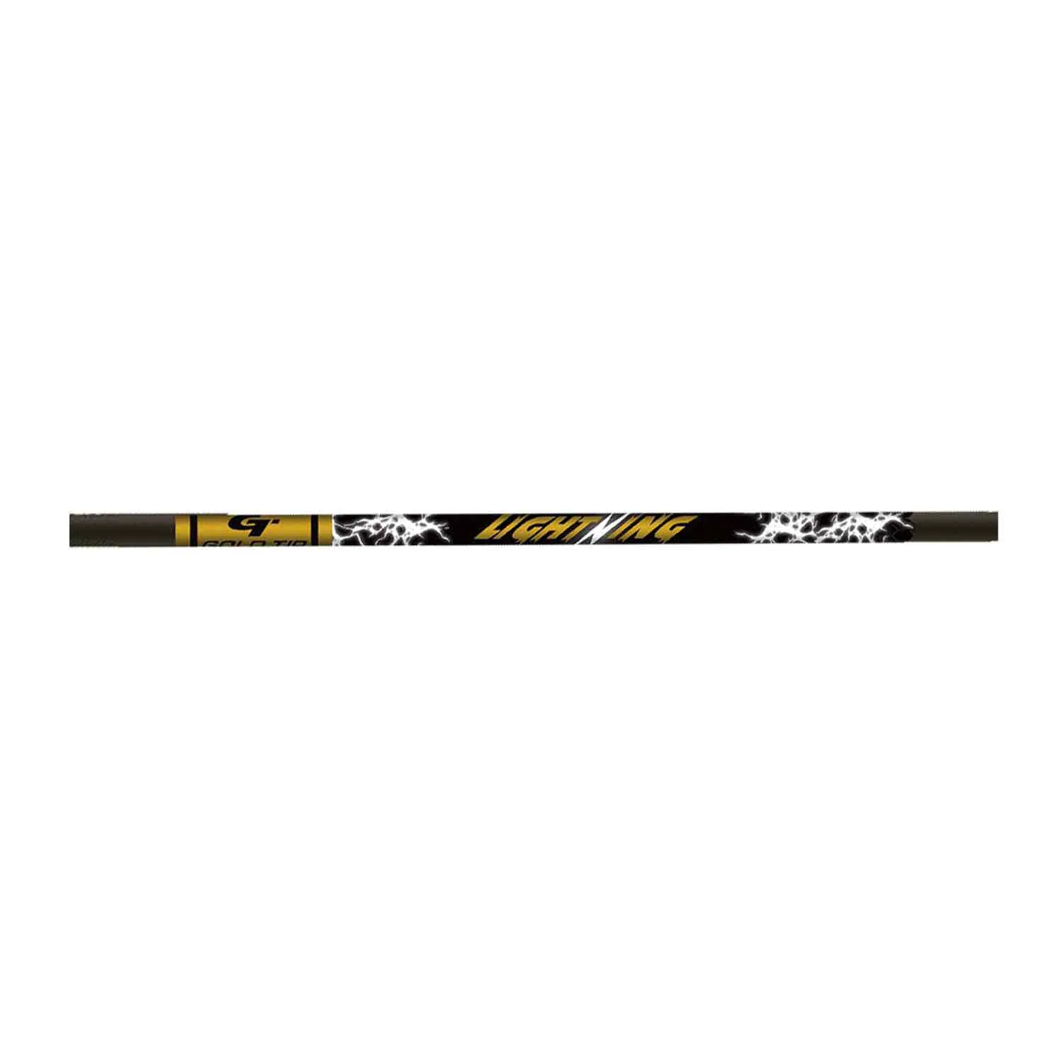 Gold Tip Lightning Arrow Shafts (Black)